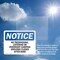 Signmission No Trespassing Loitering Or Overnight Camping OSHA Notice Sign, Plastic, 10in W x 7in L, 2PK OS-2PACK-NS-P-710-L-15013 - alternate 4